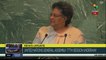 Mia Mottley called for the lifting of the U.S. blockade of Cuba
