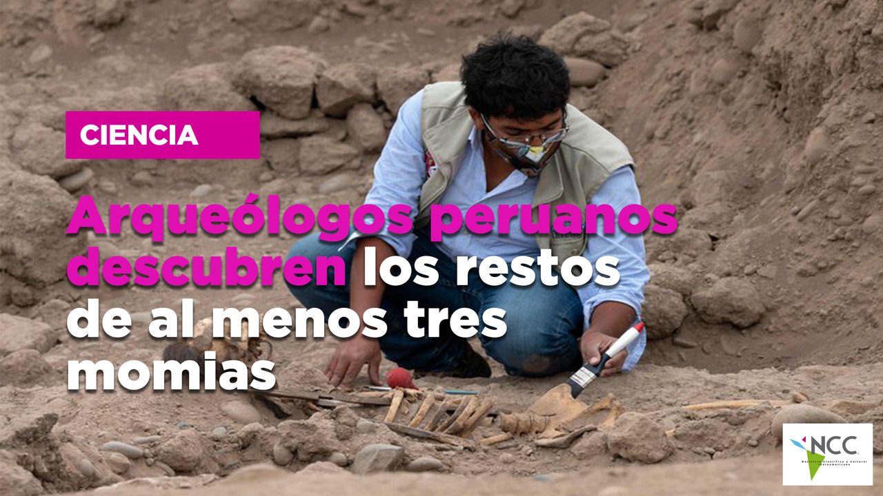 Arqueólogos peruanos descubren los restos de al menos tres momias