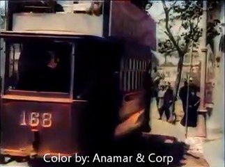 Barcelona, en 1908, vista desde el tranvía