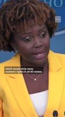 WH Press Sec Slams Lindsey Graham's National Abortion Ban Bill