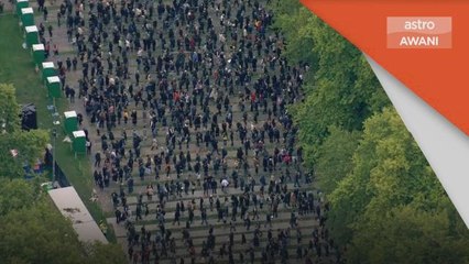 Pemakaman Ratu | Warga UK berbaris sepanjang kira-kira 6 kilometer