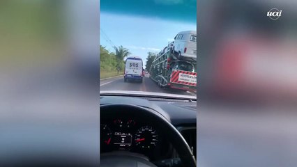 Motorista se salva de carreta desgovernada no Amazonas