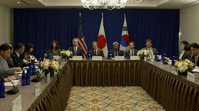 한미일 외교장관 회담 개최... 북핵 위협에 3국 긴밀 공조 / YTN