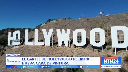 Letrero de Hollywood recibirá nueva capa de pintura por sus 100 años