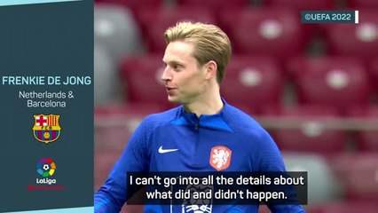 De Jong cements Barcelona-Man United decision