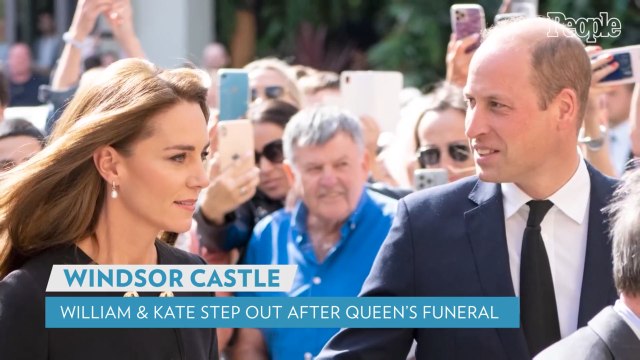 Kate Middleton and Prince William Step Out Following Queen's Funeral to Thank Staff and Volunteers