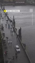 Tourist Fined After Driving on Pedestrian-Only Bridge in Prague