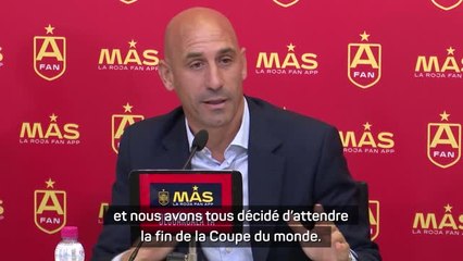 Espagne - Rubiales sur l'avenir d'Enrique : “Nous avons tous décidé d'attendre la fin de la Coupe du monde”