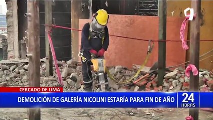 Galería Nicolini: demolición culminaría en diciembre para construir nuevo centro comercial