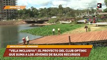 “Vela inclusiva”: el proyecto del club Optinic que suma a los jóvenes de bajos recursos