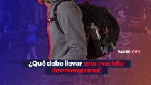 Qué debe llevar una mochila de emergencia