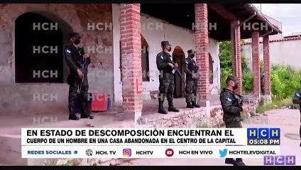 Encuentran a una persona muerta dentro de una casa abandonada en el centro de la capital