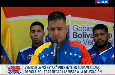 Min. Maldonado denuncia a gobierno chileno por negación de visado a Selección Nacional de Voleibol