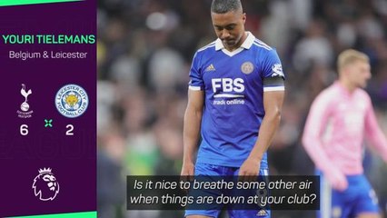 Tielemans happy to 'clear head' with Belgium after Leicester form