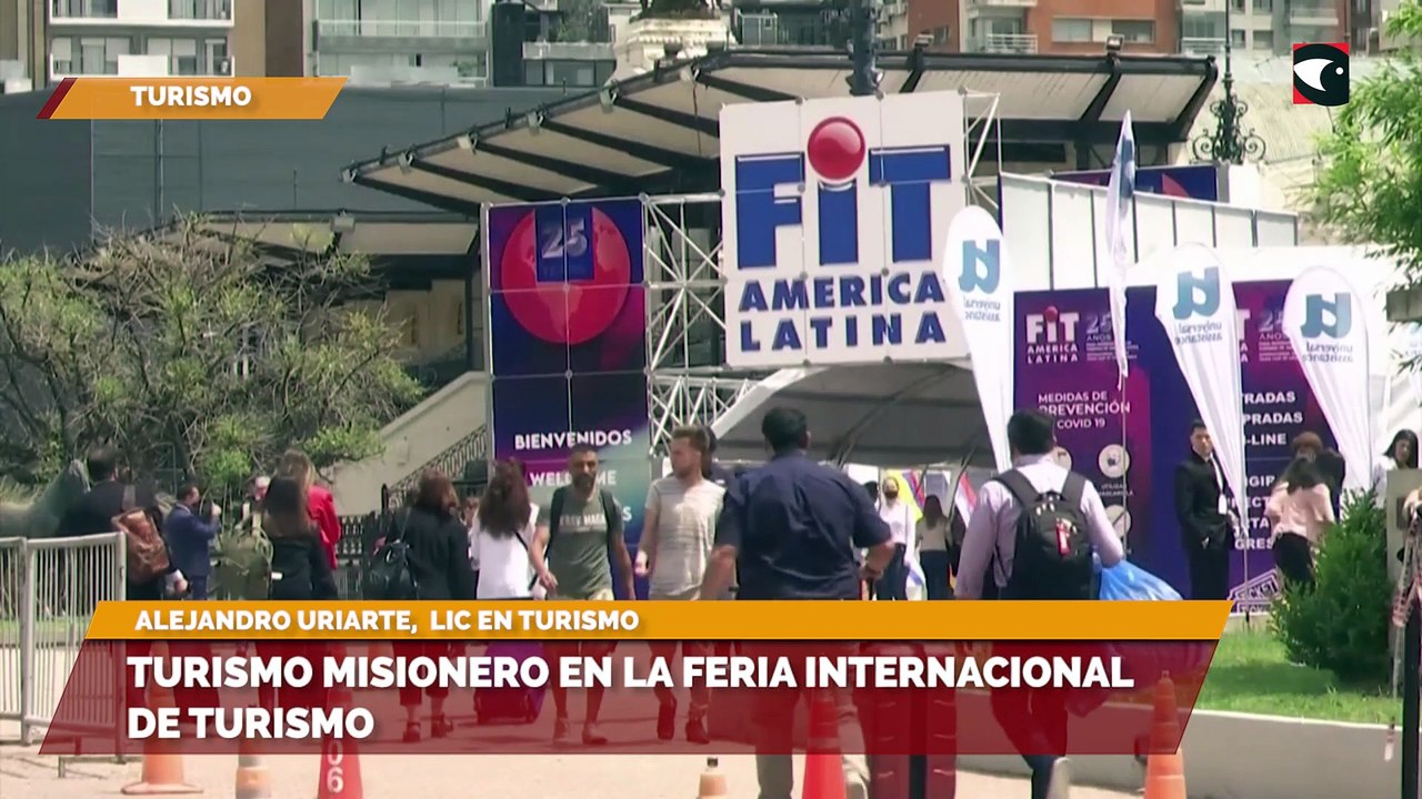 Sala cinco Turismo misionero en la feria internacional de turismo