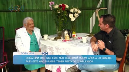 mqn'Doña Mina acaba de cumplir 95 años y lo celebra rezando el rosario todas las tardes'220922