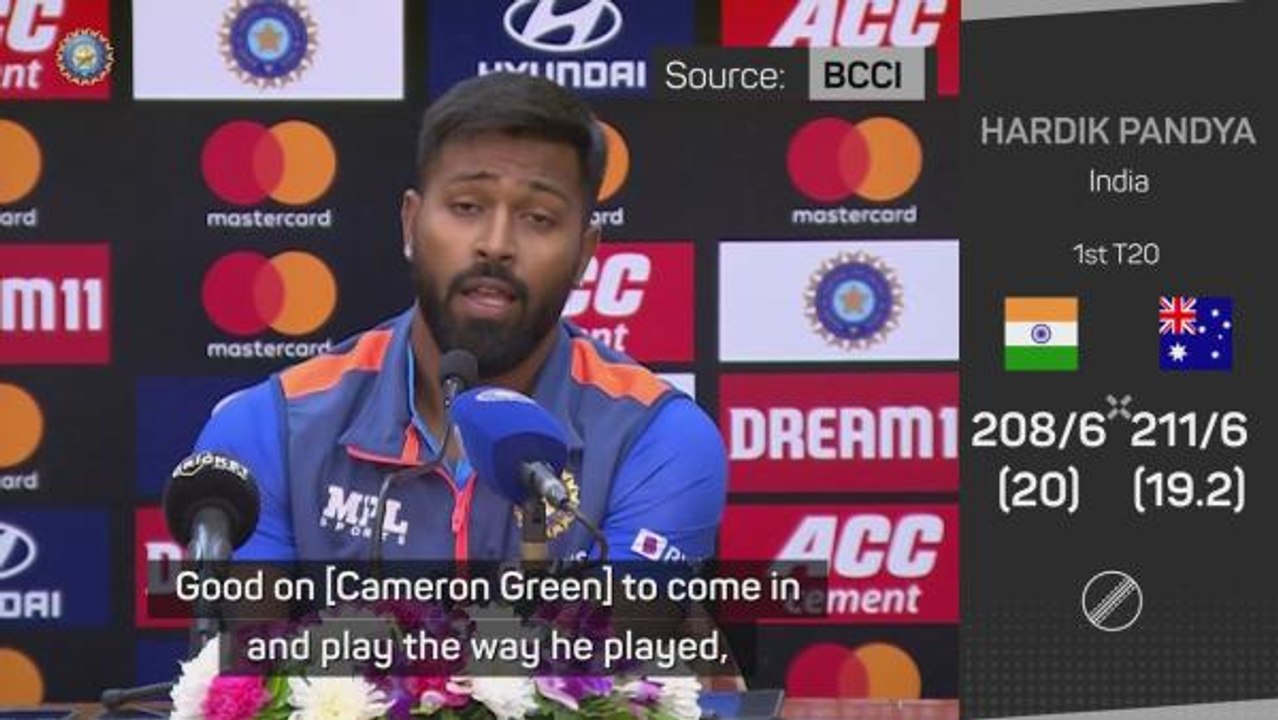 'Credit where it's due' - Pandya praises Green's match-winning knock