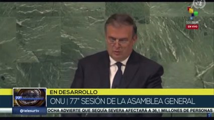 México promueve la abstención del uso del veto ante atrocidades masivas