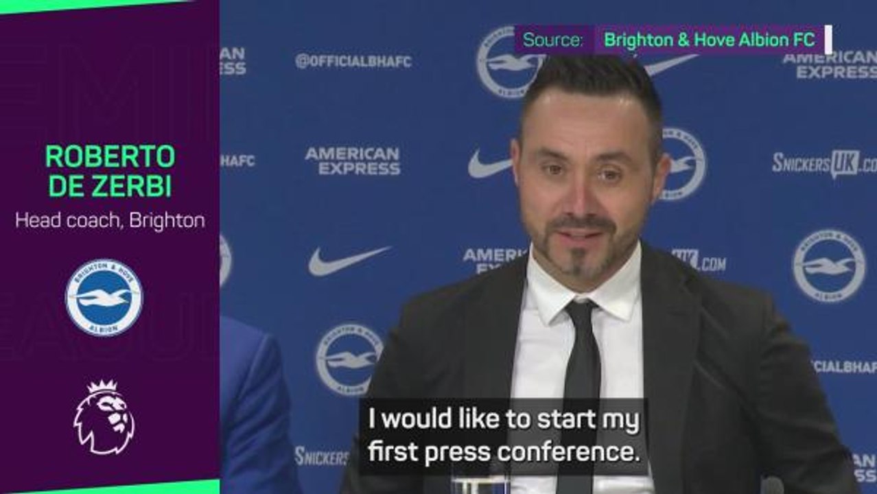 Proud De Zerbi expects to do 'very good job' at Brighton