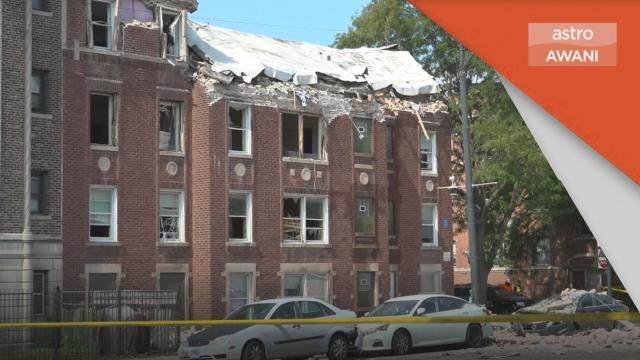 Letupan | Lapan cedera akibat letupan tingkat atas apartment