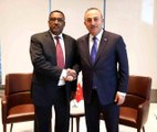 Dışişleri Bakanı Çavuşoğlu, Gine Dışişleri Bakanı Kouyate ile görüştü