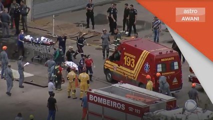 Kemalangan | Sembilan maut akibat lantai bertingkat runtuh