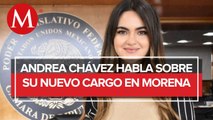 “Agradezco a la militancia la confianza”: Andrea Chávez, diputada de Morena