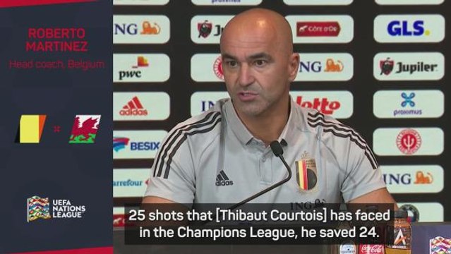 Courtois is ‘on top of the world’ - Martinez