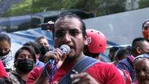 Policiais feridos em protesto no México