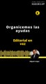 Editorial:  Organicemos las ayudas