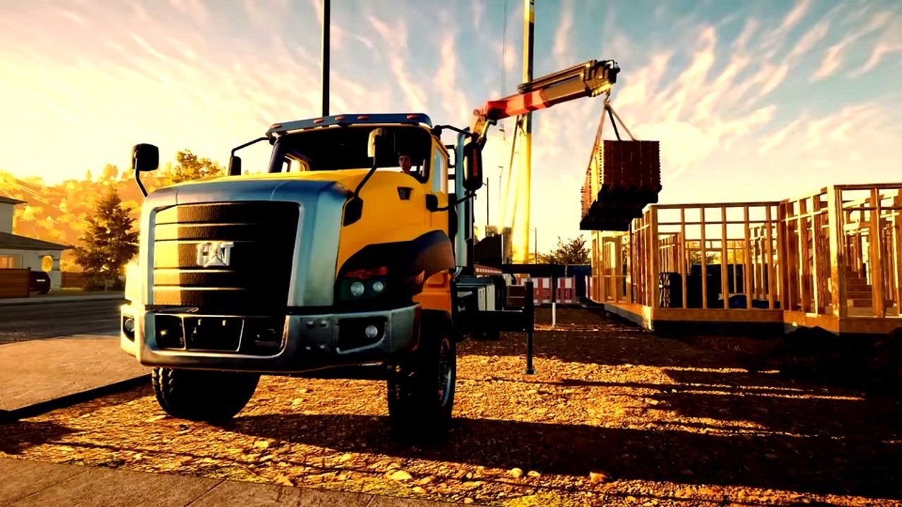 Zum Release zeigt der Bau-Simulator seine Open World und schweres Gerät