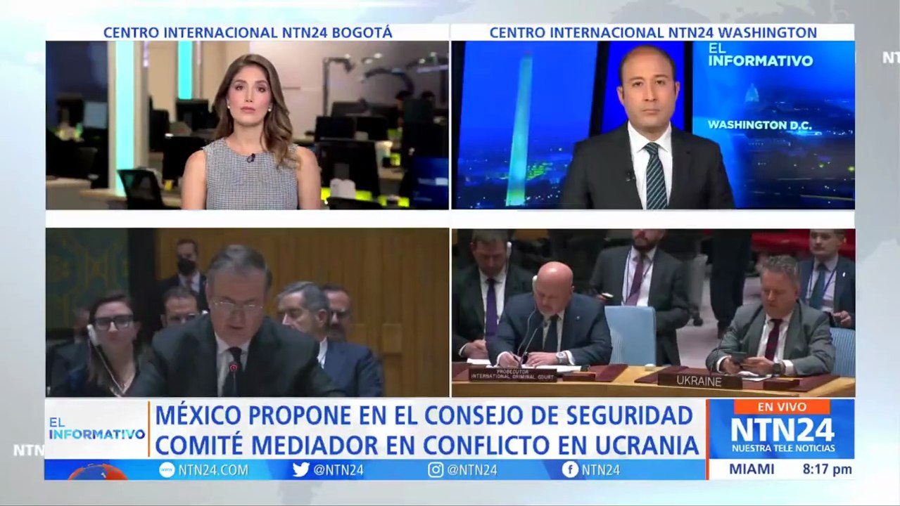 México propone ante la ONU un comité mediador para el conflicto en Ucrania