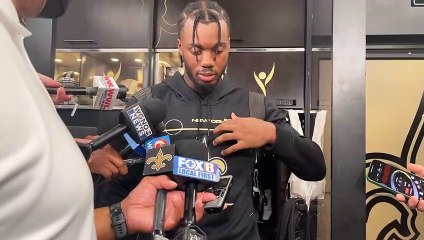 Saints CB Paulson Adebo Post Practice Thursday in Week 3