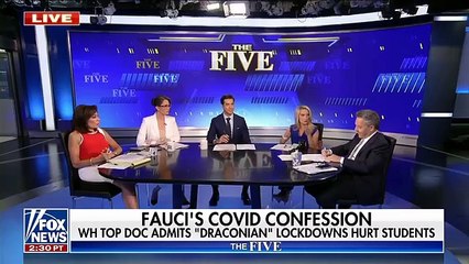 _The Five_ talks Fauci_s shocking admission about lockdowns(360P)