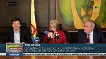 Gobierno colombiano inició proceso de reforma agraria