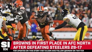 Browns Top Steelers 29-17 in AFC North Battle