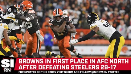 Browns Top Steelers 29-17 in AFC North Battle