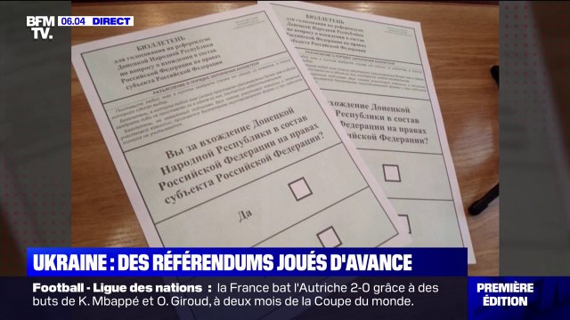 Ukraine: comment vont se dérouler les référendums d'annexion à la Russie ?