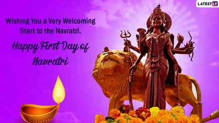 Navratri 2022 Wishes, Messages and Greetings To Share With Family & Friends on First Day of Navratri
