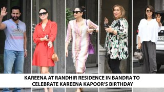Kareena At Randhir Residence In Bandra To Celebrate Kareena Kapoor’s Birthday