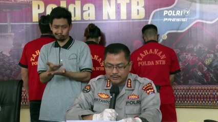 Tim Opsnal Dirresnarkoba Polda NTB Amankan 3 Pelaku dan Ratusan Gram Sabu