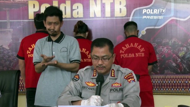 Tim Opsnal Dirresnarkoba Polda NTB Amankan 3 Pelaku dan Ratusan Gram Sabu