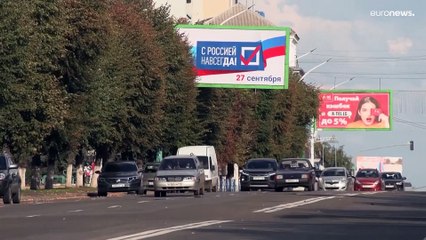 Comienzan los referéndums "falsos e ilegales" promovidos por Rusia en territorio ocupado en Ucrania