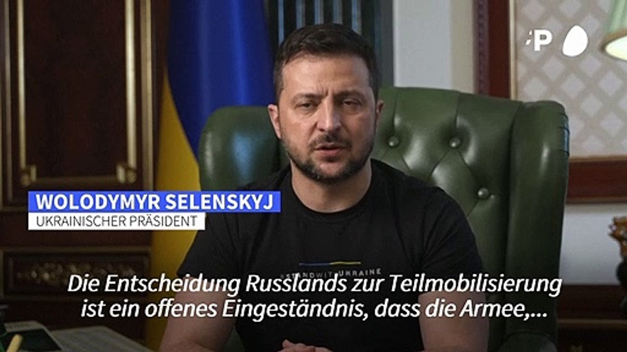 Selenskyj: "Der Krieg kommt jetzt in jede russische Familie"