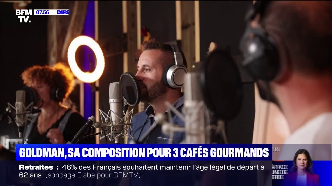 Comment Jean-Jacques Goldman a composé le nouveau single de Trois Cafés Gourmands