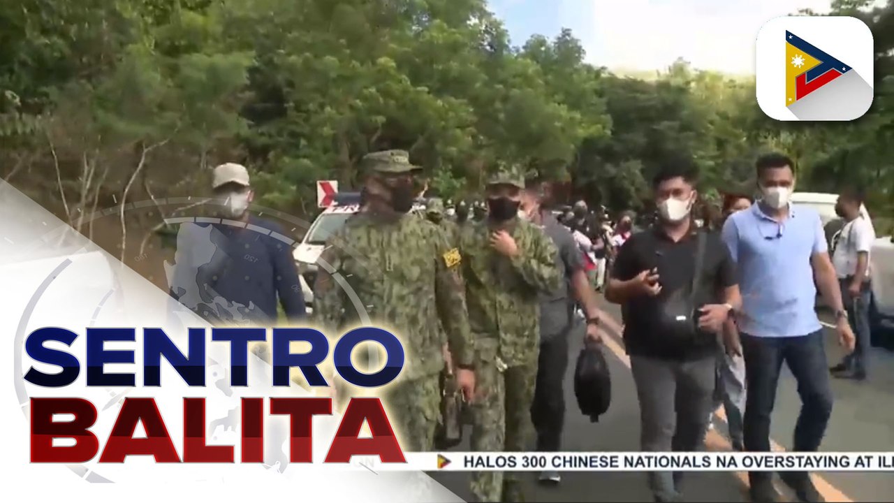 Bahagi ng Masungi Georeserve na inokupa ng mga umano'y armadong grupo, ininspeksyon ng DILG, PNP, DENR, at DPWH