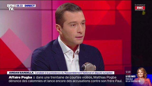 Guerre en Ukraine: pour Jordan Bardella, les déclarations de Vladimir Poutine sont un aveu de faiblesse