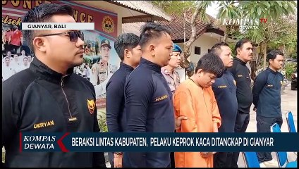 Beraksi Lintas Kabupaten,Pelaku Keprok Kaca Ditangkap Di Gianyar