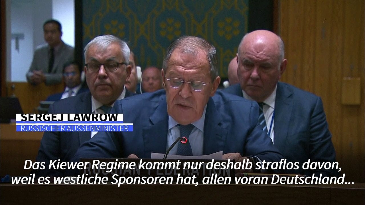 Lawrow: Westen verschleiert 'Gräueltaten' des 'Kiewer Regimes'