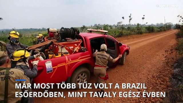 Már több tűzeset volt a brazil esőerdőben, mint tavaly egész évben